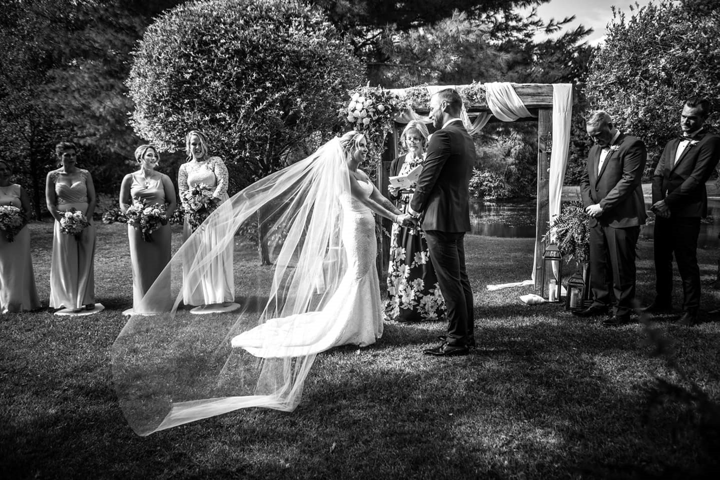 Elegant wedding celebration moment 1